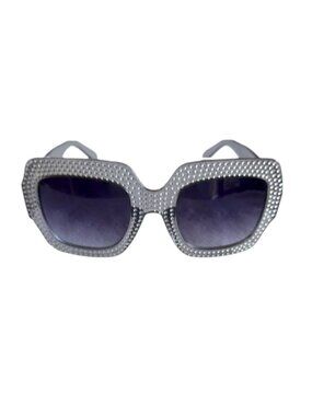 NEW CHIC Studded Square Sunglasses Grey